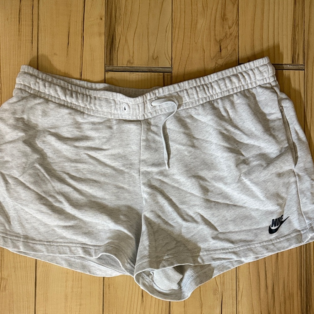 Nike Women's Athletic Light Gray Shorts